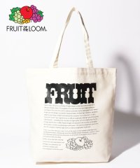 FRUIT OF THE LOOM/FRUIT OF THE LOOM LOGO PRINT PL TOTE ロゴプリントトートバッグ/504275007