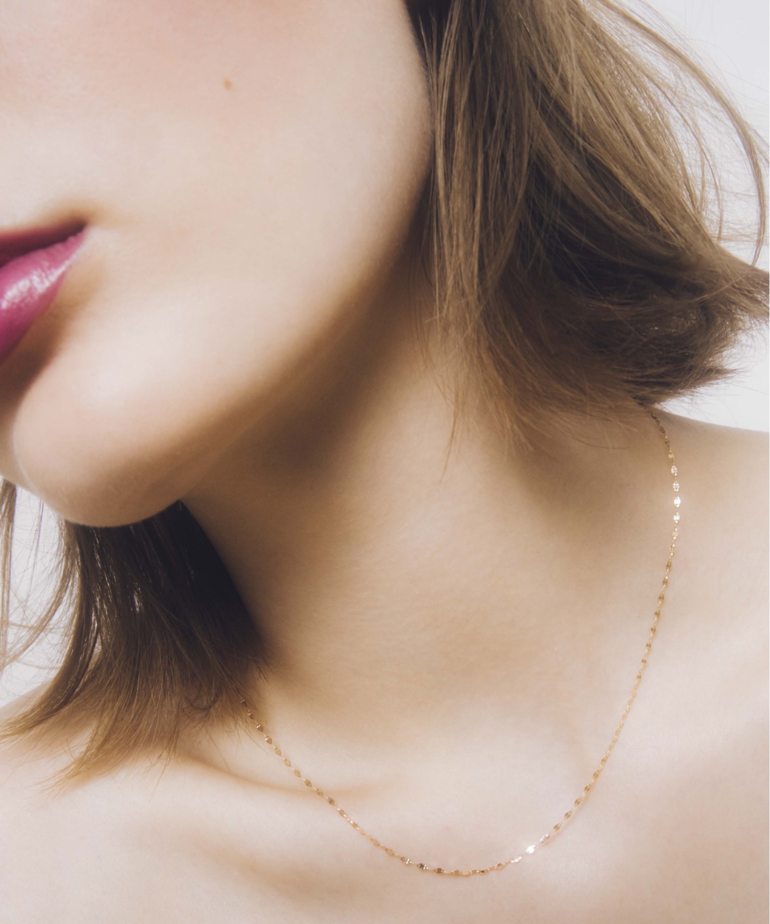 les bon bon / ルボンボン】victoria double necklace pink gold