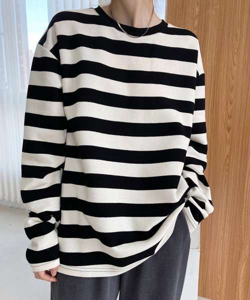 クーポン セール25 Off ボーダー Tシャツ レディース 長袖韓国 アイモン Aimoon D Fashion クーポン セール25 Off ボーダー Tシャツ レディース 長袖韓国 アイモン Aimoon D Fashion