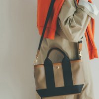 TOPKAPI BREATH/トプカピ TOPKAPI スコッチグレイン ネオレザー ミニ トート バッグ ショルダー付き S/503260252