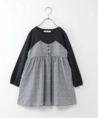 ikka kids/【キッズ】チェック柄ドッキングワンピース（100〜160cm）/504167832