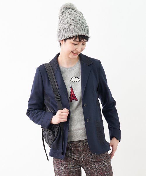 Burns Factory ジャージーブレザー キャラ オ クルス Cara O Cruz D Fashion Burns Factory ジャージーブレザー キャラ オ クルス Cara O Cruz D Fashion