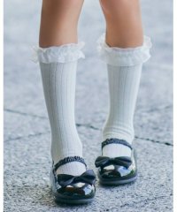 SHOO・LA・RUE(Kids) /【18－20cm/セレモニー/入卒】リボンバレエシューズ/504308929