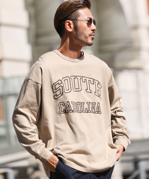 セール 天竺刺繍ロンt ロンt メンズ Tシャツ おしゃれ 長袖tシャツ ロンティー カットソー トップス ジギーズショップ Jiggys Shop D Fashion