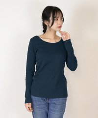 atONE/コットンフライス長袖Tシャツ カットソー 長袖 クルーネック 丸首 Tシャツ 春コーデ レディース カジュアル カットソー ロンT  ロングスリーブ ビッグサイ/504013128