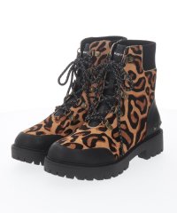 Desigual/シューズ レザーブーツ BIKER LEOPARD/504127229