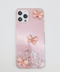 Lace Ladies/レースレディース Lace Ladies iPhoneケース グリッター バタフライモチーフ/504311092