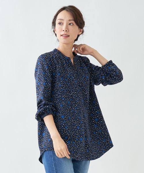 セール 47 Off ボタニカル柄ブラウス レリアンプラスハウス Leilian Plus House D Fashion