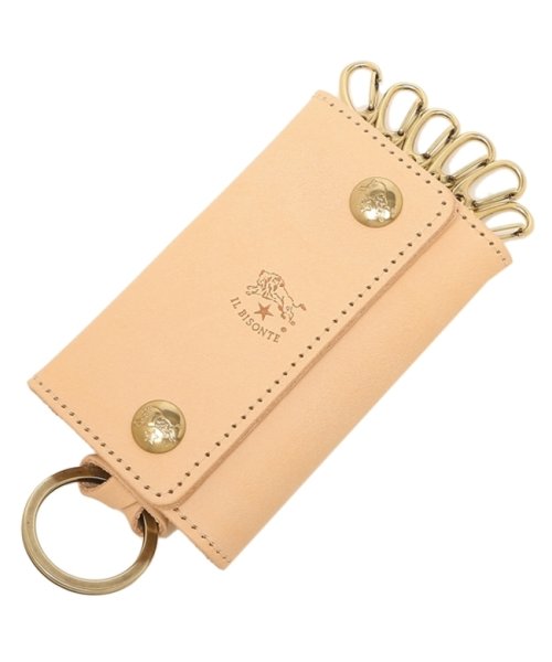 セール イルビゾンテ キーケース キーリング ベージュ メンズ レディース Il Bisonte Skh045 Pg0001 Na106 イルビゾンテ Il Bisonte D Fashion