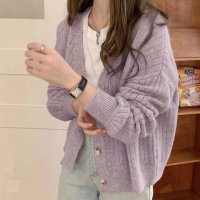 miniministore/ミニミニストア miniministore ドロップショルダー ニットカーディガン/504313685