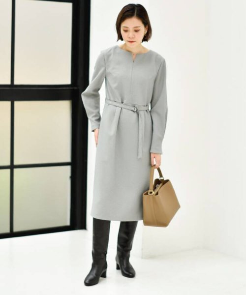 セール グラシエウォームタックワンピース 洗える アンタイトル Untitled D Fashion
