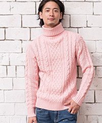 VICCI/ビッチ VICCI VICCI ケーブル編みタートルネック長袖ニットソー/500739083