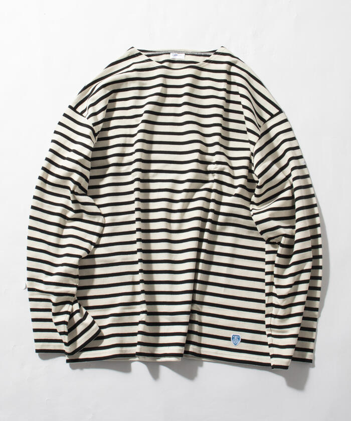 ORCIVAL/オーシバル】COTTON LOURD ボーダーカットソー ビッグ ORCIVAL/オーシバル】COTTON LOURD ボーダーカットソー ビッグ