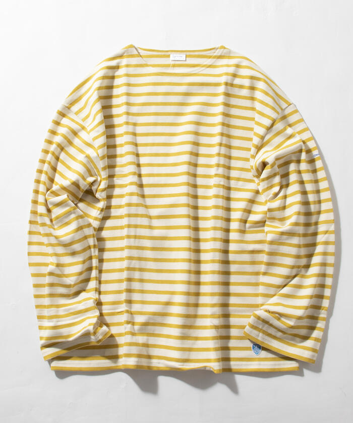 ORCIVAL/オーシバル】COTTON LOURD ボーダーカットソー ビッグ ORCIVAL/オーシバル】COTTON LOURD ボーダーカットソー ビッグ