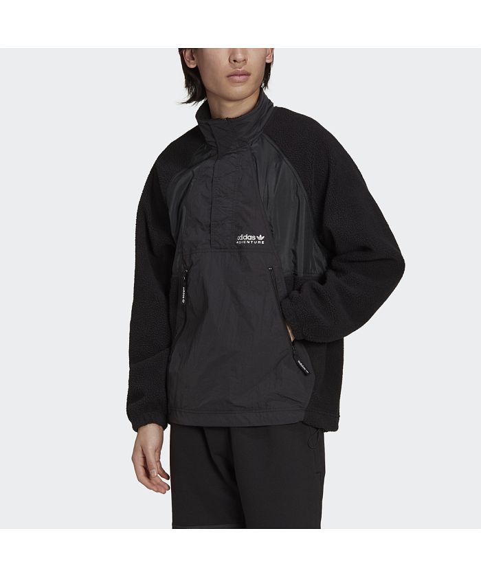 名作 アディダス adidas ハーフジップ スウェット レディース