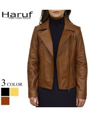 Haruf/ハルフ Haruf レザージャケット ライダースジャケット 革ジャン レディース 本革 ラムレザー 羊革 シンプル ダブルライダース レディースアウター 春 秋/504319287