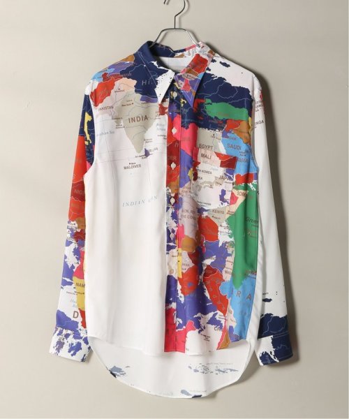 【ベッドフォード / BED J.W. FORD】Wardrobe shirt Map pattern