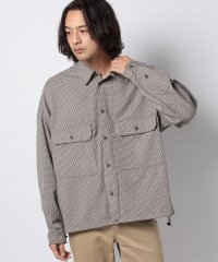 STYLEBLOCK/スタイルブロック STYLEBLOCK チェック柄裾スピンドルワイドシャツ/504309124