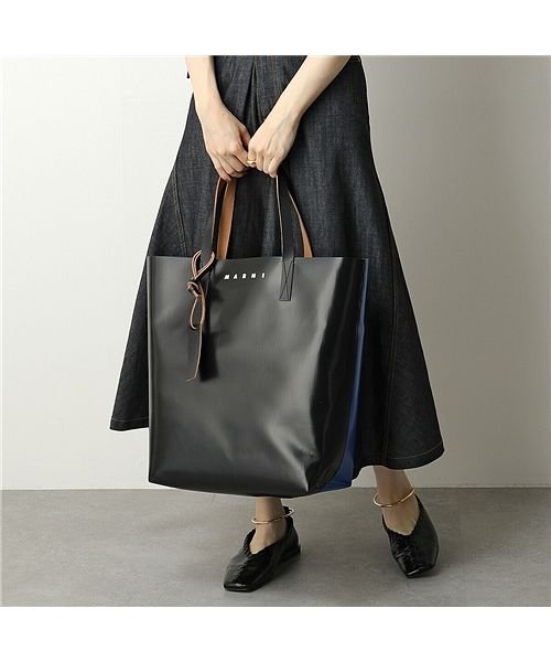 セール 10 Off Marni マルニ Shmq0000a3 P3572 Pvc Tribeca バイカラー トートバッグ ショッピングバッグ 鞄 Z2o14 レディース マルニ Marni D Fashion