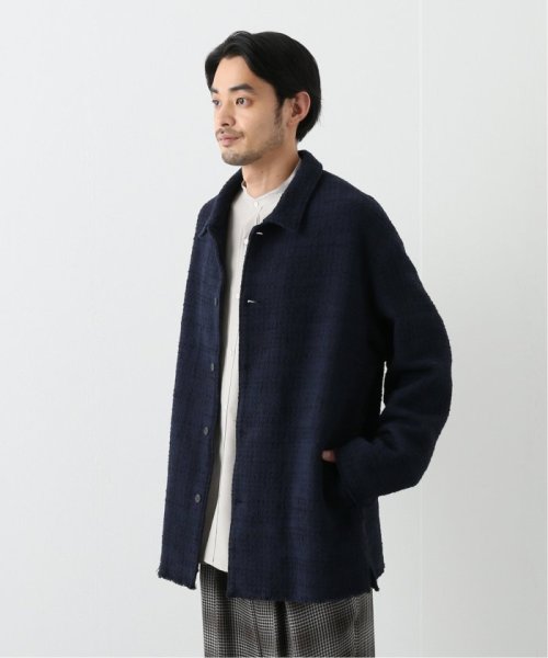 【LA BOUCLE / ラブークル】メキシカンシャツ コットンツイード