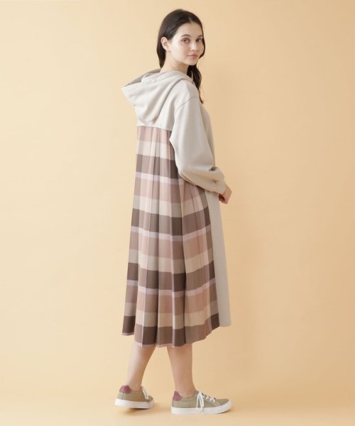 オンラインストア限定 バックプリーツパーカーワンピース Blue Label Crestbridge Blue Label Crestbridge D Fashion オンラインストア限定 バックプリーツパーカーワンピース Blue Label Crestbridge Blue Label Crestbridge D Fashion
