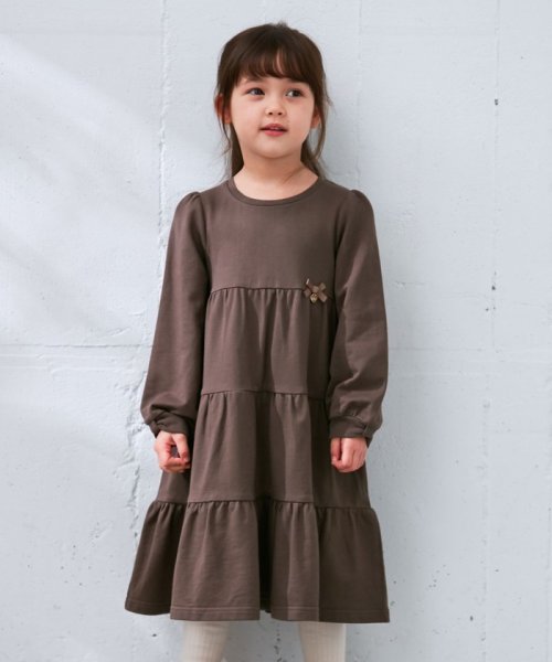 オーガビッツティアードワンピース エニファム キッズ Anyfam Kids D Fashion