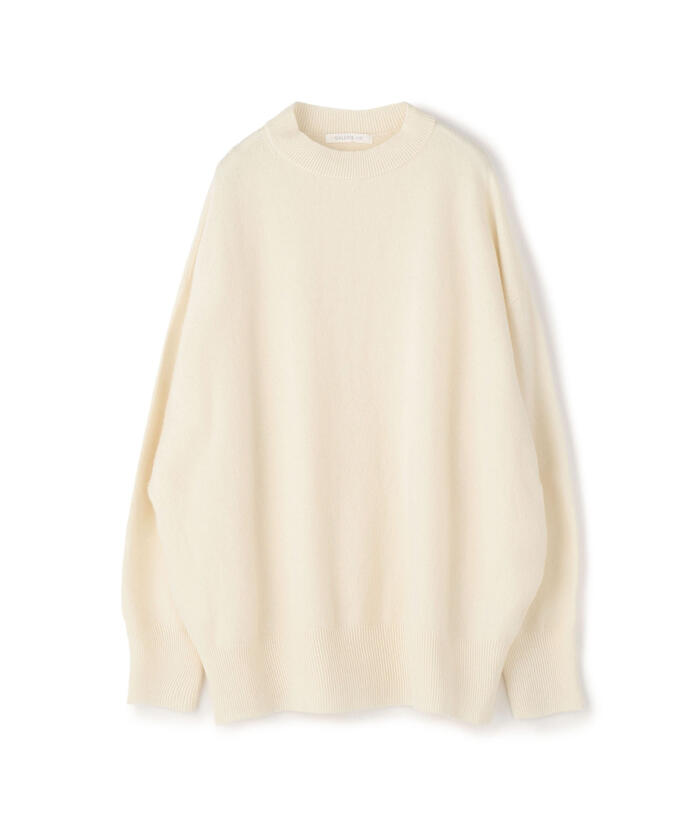 クーポン】【セール 30%OFF】ウールカシミヤ ビルドネックプル