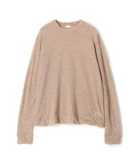 GALERIE VIE/シアーカシミヤジャージー クルーネックプルオーバー/504332847