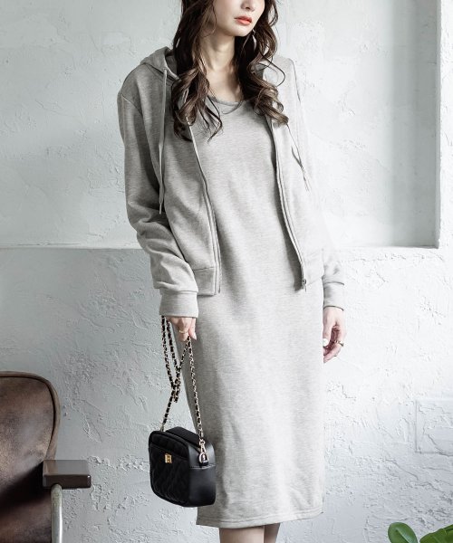 クーポン 2点セット スウェットパーカー タイトワンピース ジュリアブティック Julia Boutique D Fashion クーポン 2点セット スウェットパーカー タイトワンピース ジュリアブティック Julia Boutique D Fashion