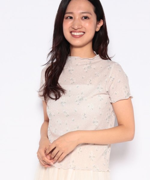 セール85 Off Majestic Legon マジェスティックレゴン シアー花柄プルオーバー マジェスティックレゴン Majestic Legon D Fashion