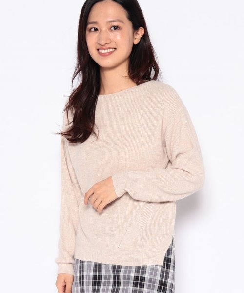 セール Perle Peche ペルルペッシュ 畦編み2wayラメニット Offprice Ec Offprice Ec D Fashion