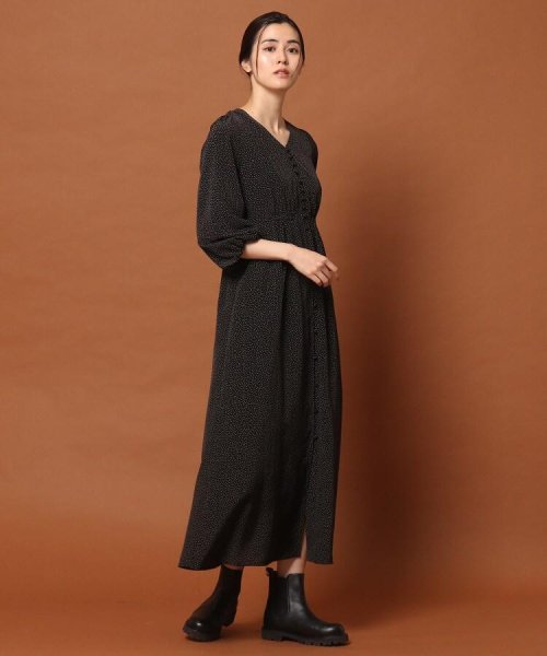 2way くるみ釦ドットワンピース ドレステリア Dressterior D Fashion