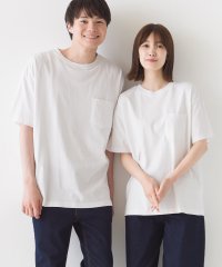 OMNES/【OMNES】ユニセックス 製品洗い ポケット付無地半袖Tシャツ/504336488
