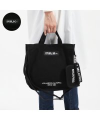 MILK FED/ミルクフェド MILKFED. ミルクフェド ショルダーバッグ MILKFED. EMBROIDERED BAR SHOULDER BAG W/STRAP 2W/504338910