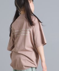 OMNES/【OMNES】キッズ 綿麻カット ビッグ半袖プリントTシャツ/504339218