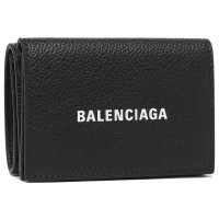 BALENCIAGA/バレンシアガ 三つ折り財布 キャッシュ ミニ ウォレット ブラック メンズ レディース BALENCIAGA 594312 1IZI3 1090/504339371