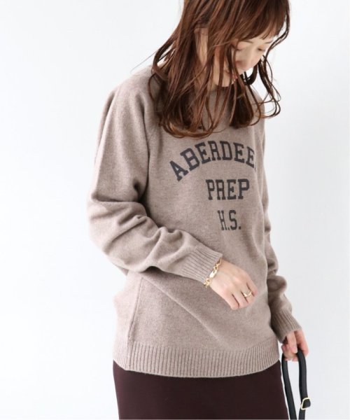 【WILLIAM LOCKIE/ウィリアムロッキー】CREW－NECK RAGLAN L/SL PO：ニット◆