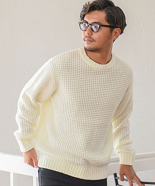 新品 CavariA 黒 ノルディック柄 ニット セーター キャバリア M 44