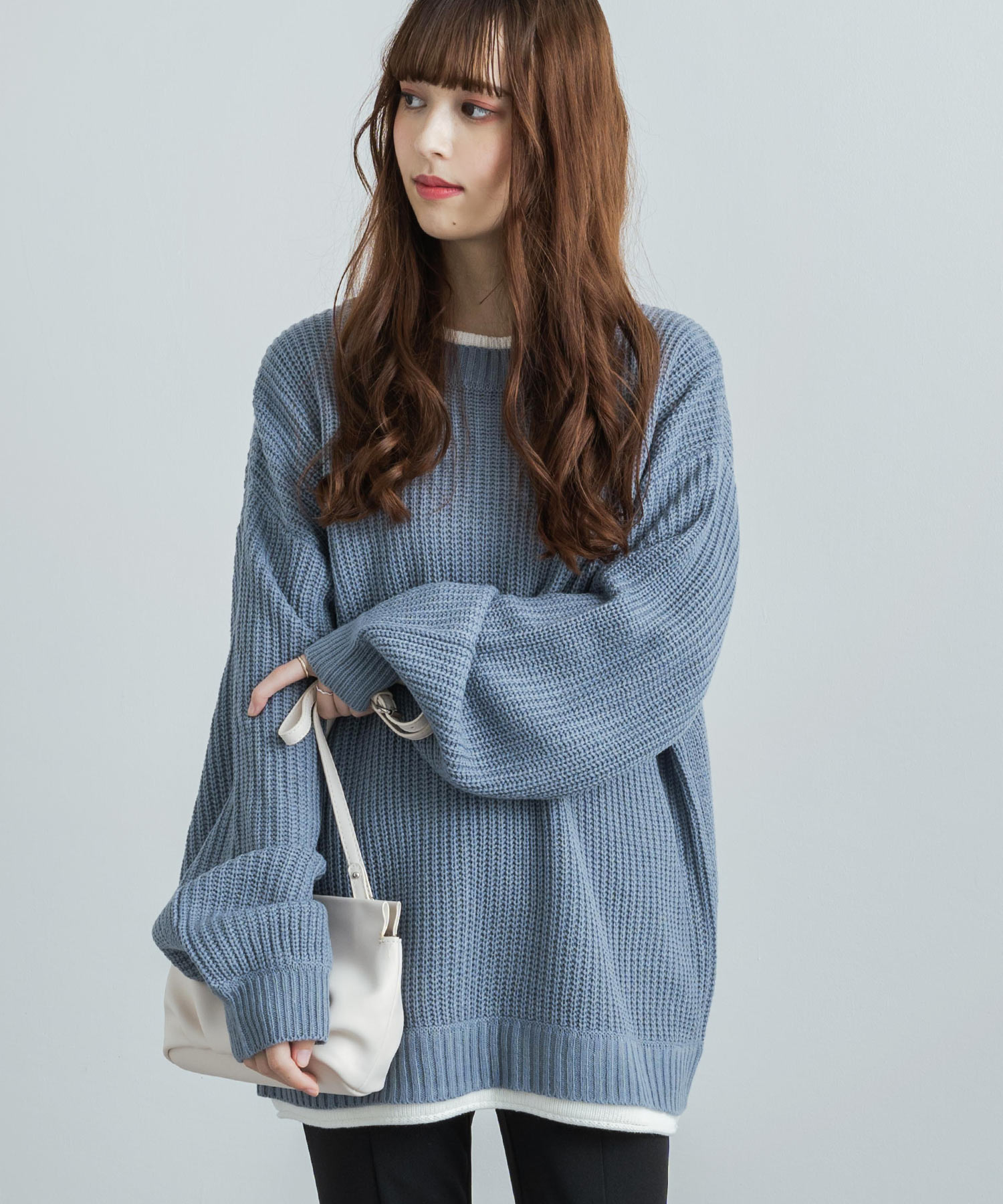 ROSSOPURO 売れ筋商品|||ロッソピューロ ニット&セーター アウター レディース Sweaters Blue ロッソピューロ レディース ニット・セーター アウター Sweater