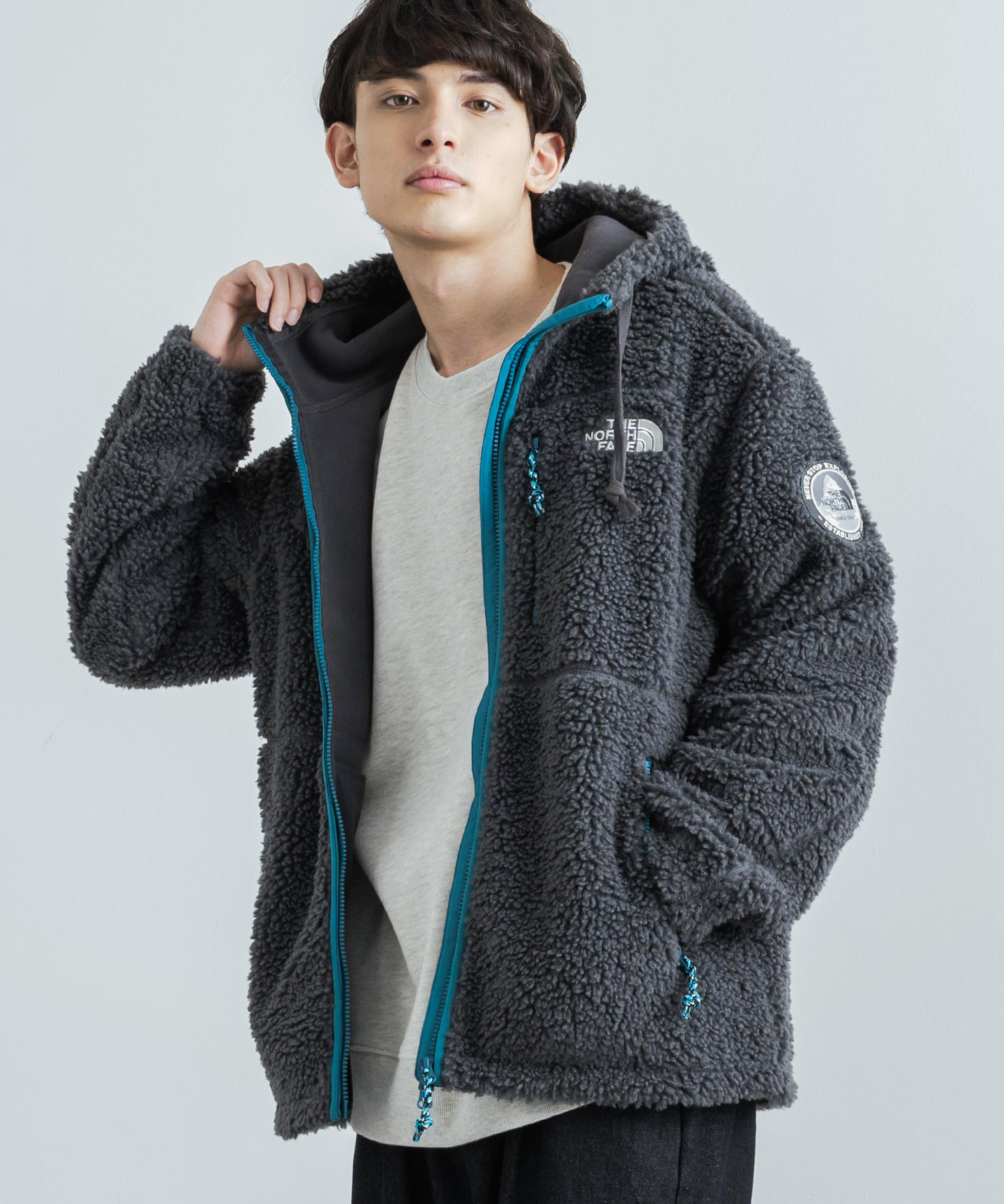 THE NORTH FACE ノースフェイス 韓国 PLAY GREEN FLEECE HOODIE ボア ...