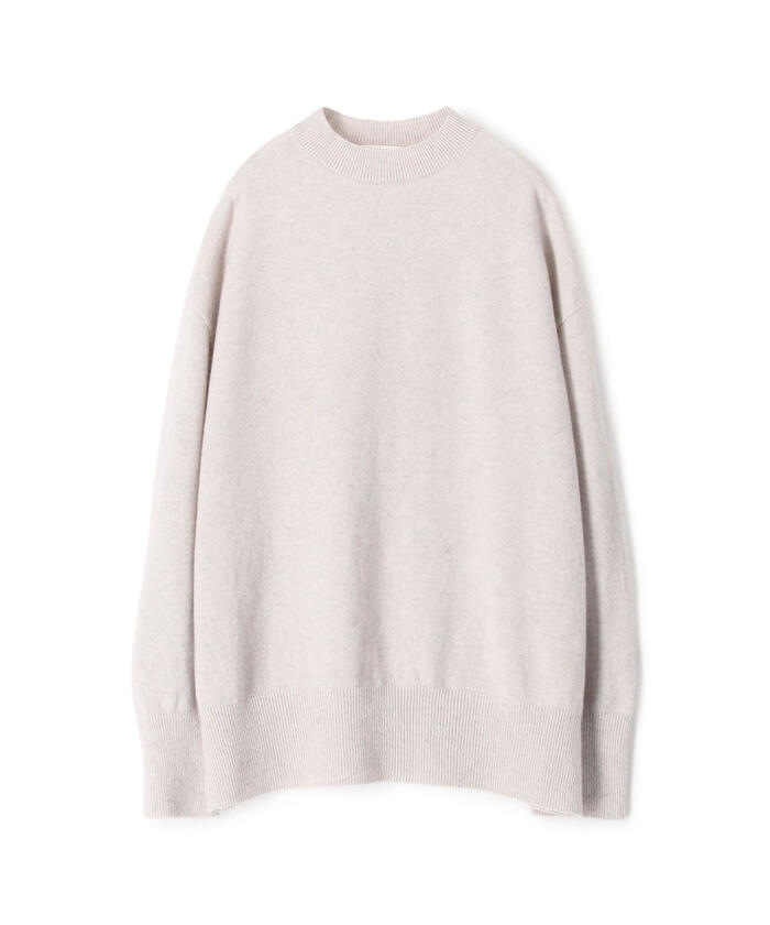 クーポン】【セール 30%OFF】ウールカシミヤ ビルドネックプル