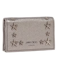 JIMMY CHOO/ジミーチュウ カードケース ネッロ シルバー レディース JIMMY CHOO NELLOUUR 14503795/504341973