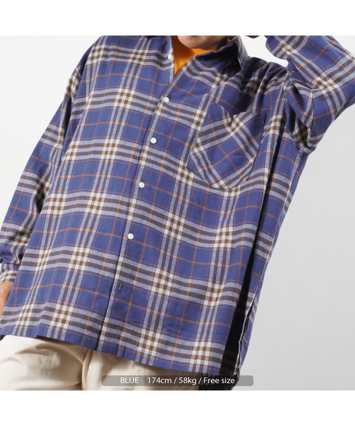 ワンフォークロージング 1111clothing タータンチェック ビッグ ワンフォークロージング 1111clothing タータンチェック ビッグ