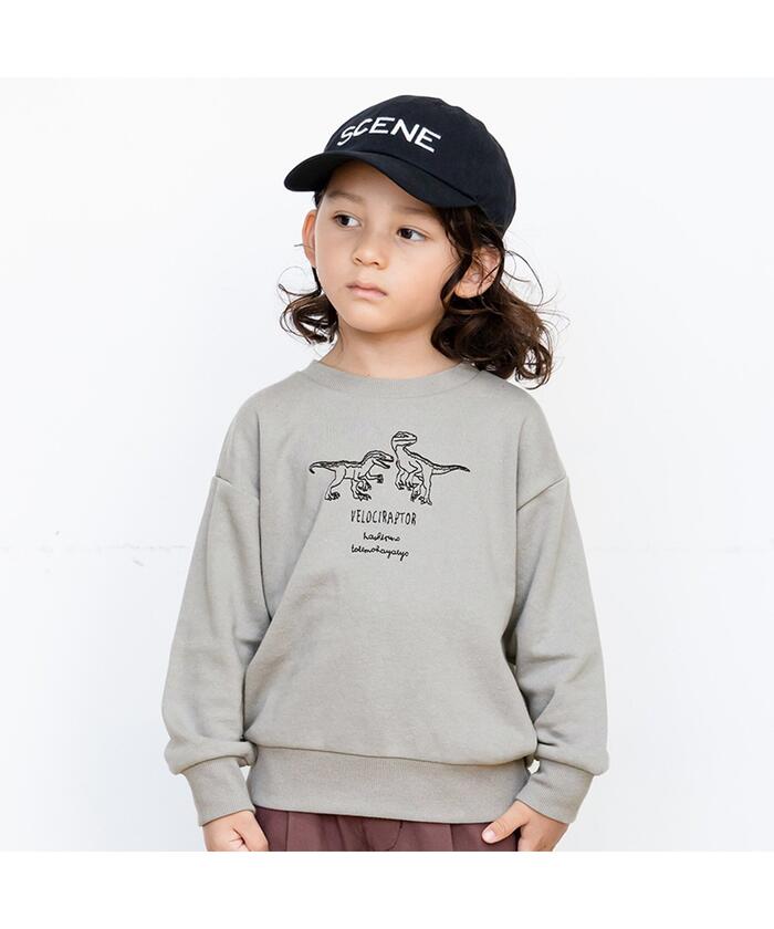 クーポン】【セール 40%OFF】恐竜刺繍トレーナー(504184565 クーポン】【セール 40%OFF】恐竜刺繍トレーナー(504184565
