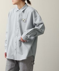 ZIP FIVE/【q21－012－12d】ワンポイント刺繍長袖シャツ/504334108