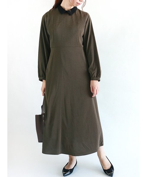 クーポン セール 62 Off Techichi クレリックシャツカラープリントワンピース テチチ Te Chichi D Fashion