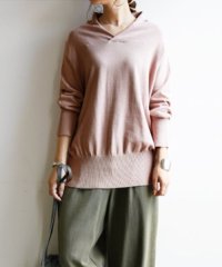 and it_/アンドイット and it_ 【and it_】カシュクールネックコットンニット【M】【L】 コットンニット レディース ニット トップス チュニック 大人カジ/500878564