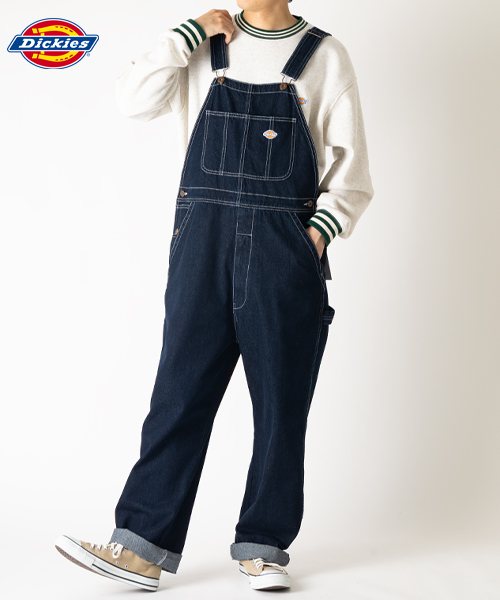 Dickies】 ディッキーズ デニム オーバーオール(504293418) | Dickies 