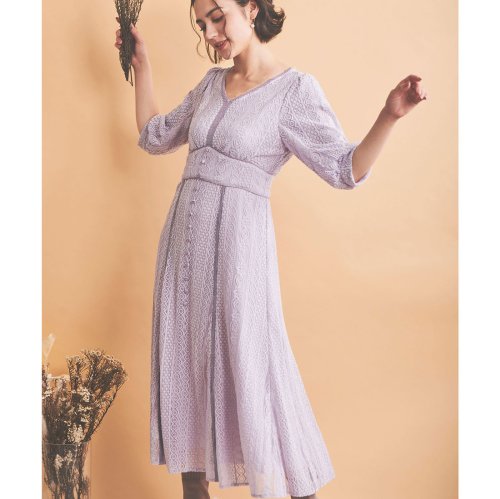 セール 起毛レースワンピース ノエラ Noela D Fashion