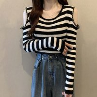 miniministore/ニットトップス レディース 肩出し長袖/504349632